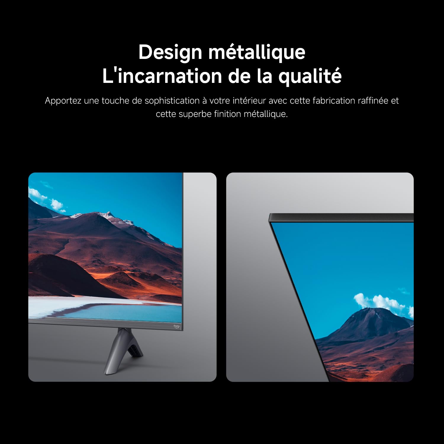 XIAOMI TV F 65, 165 cm (65 Pouces), 4K UHD, Smart TV, Fire TV, Contrôle Vocal Alexa, HDR10, MEMC, Mode Game Boost 120Hz, 2Go+32Go, Compatible avec Air