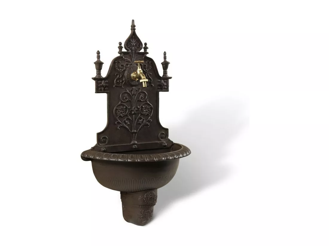 Fontaine de jardin Aluminium Marron - Décoration d'Autrefois