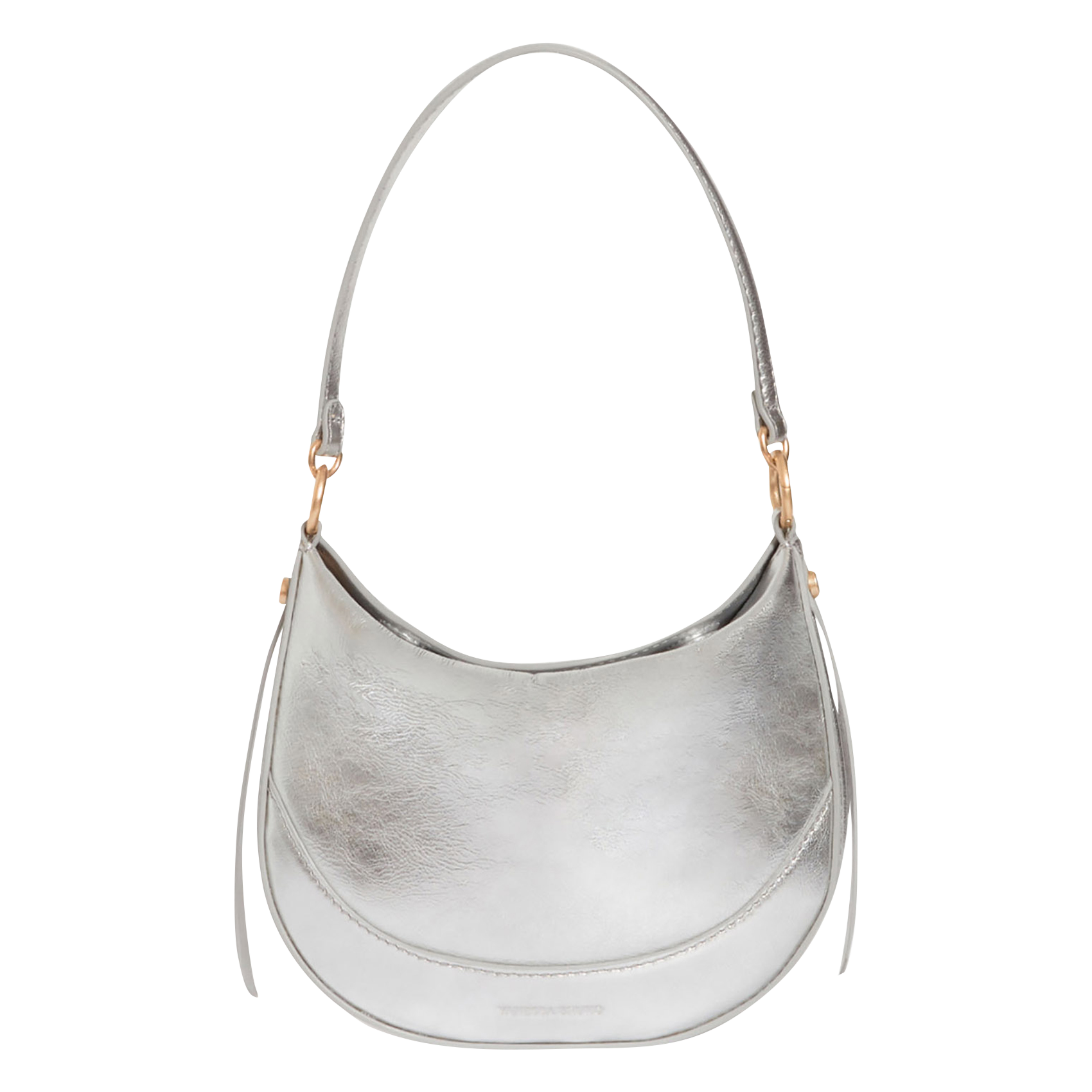 MINI DAILY BAG - Sac demi-lune en cuir| Gris