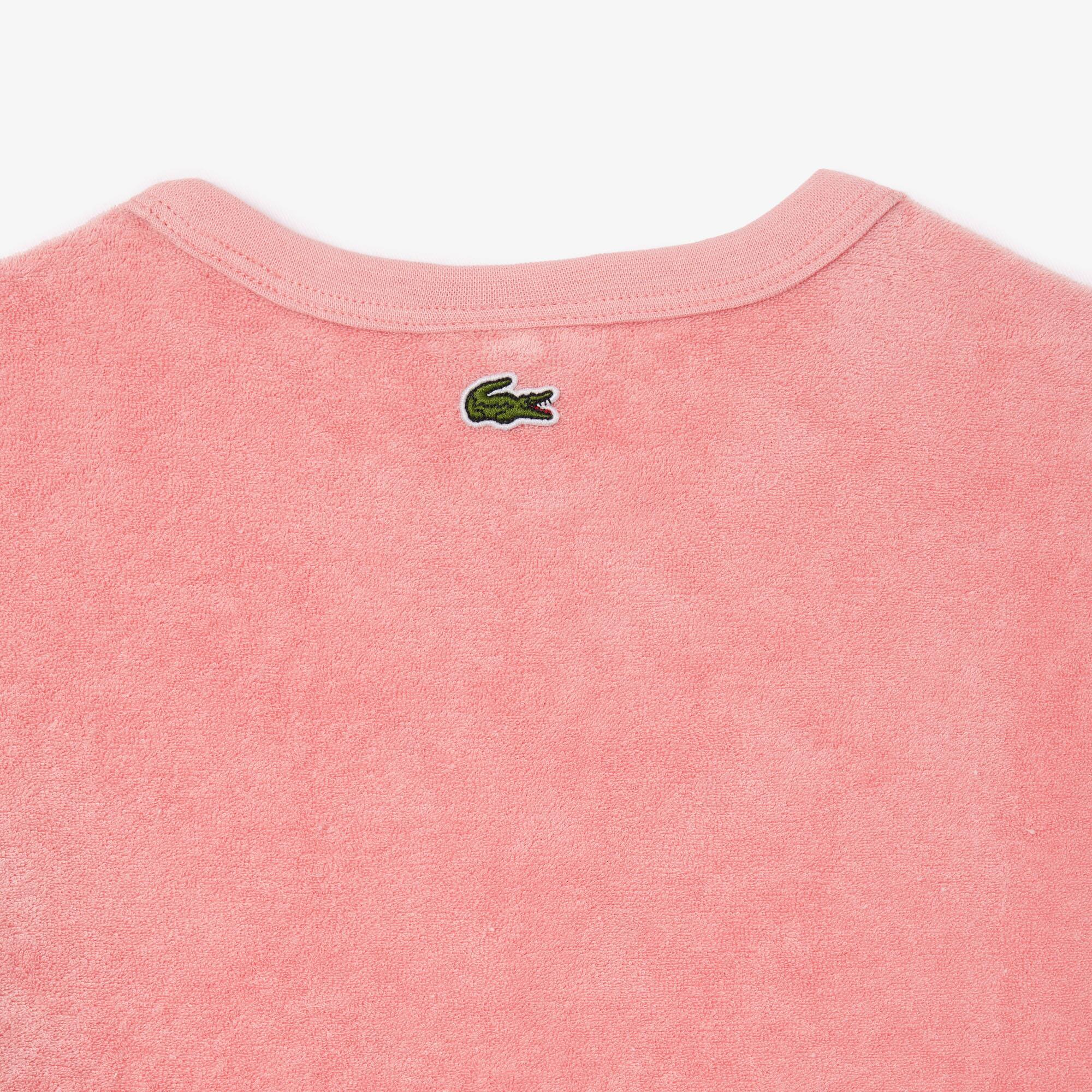 Frottee-T-Shirt-Kleid mit Logo Hosen & Kleider - Rosa - Lacoste - Mädchen