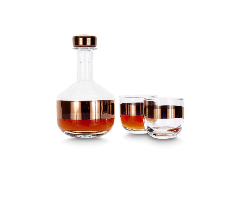 Tom Dixon Tank Whiskey decanteerkaraf zwart