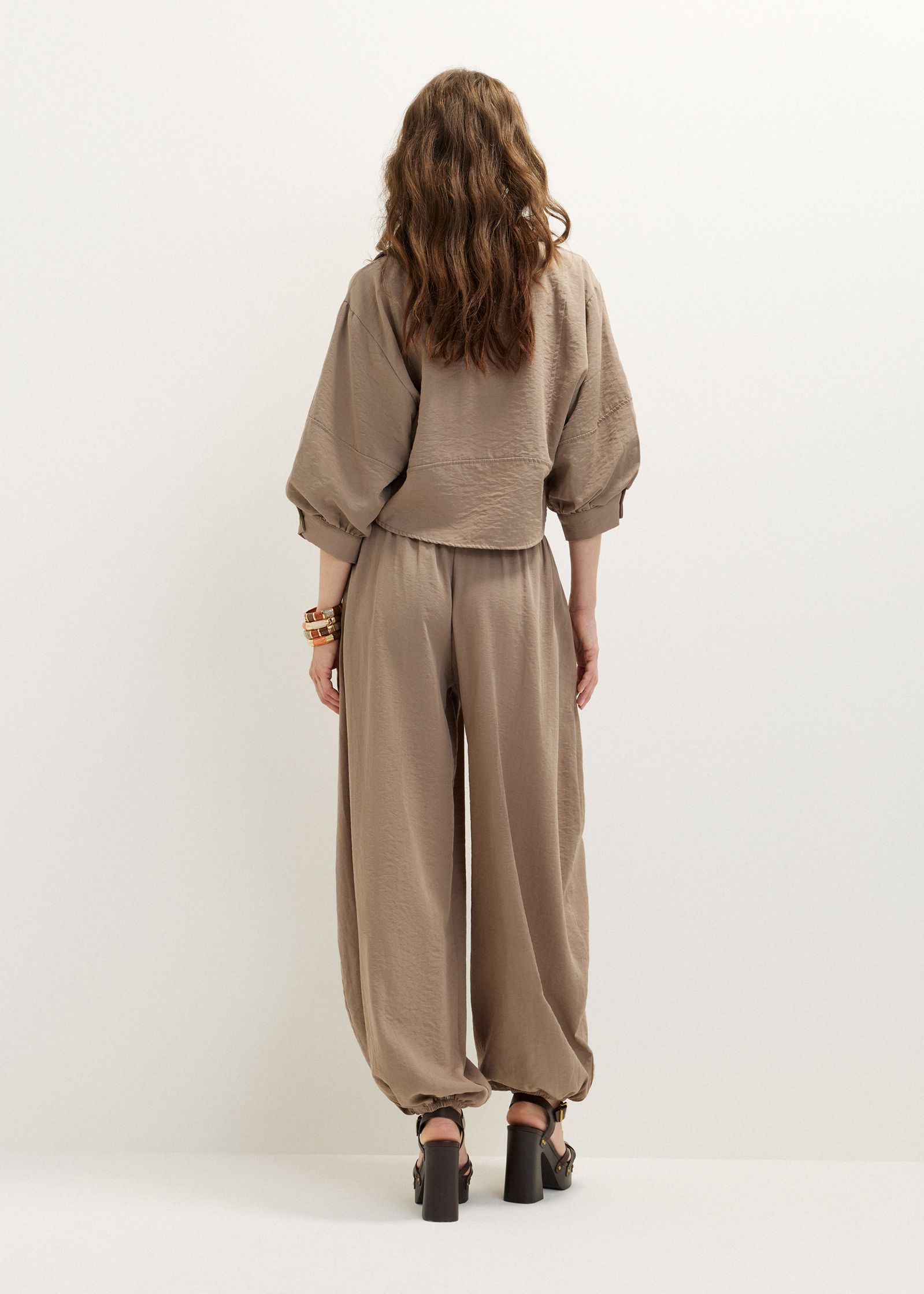 Flowy ballon broek