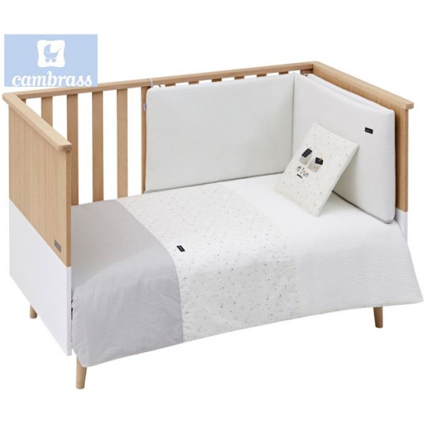 Cambrass Conjunto Colcha 2 Peças 70 Céu Cinza 70x140 cm