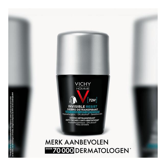Vichy Homme Deodorant Invisible Resist 72u