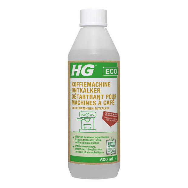 HG ECO koffiemachine ontkalker citroenzuur 500 ml