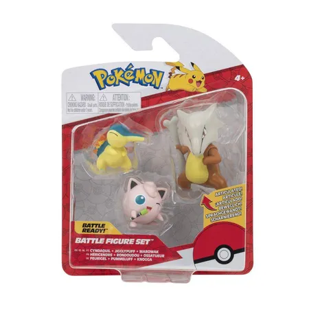 Jazwares Pokemon Battle Figurenset, 1 Packung, 7-fach sortiert
