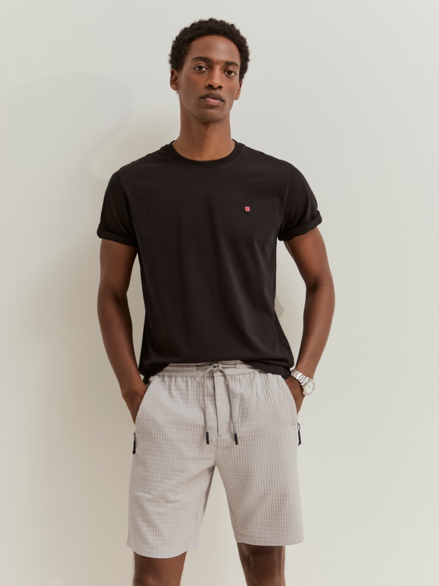 Calções regular fit