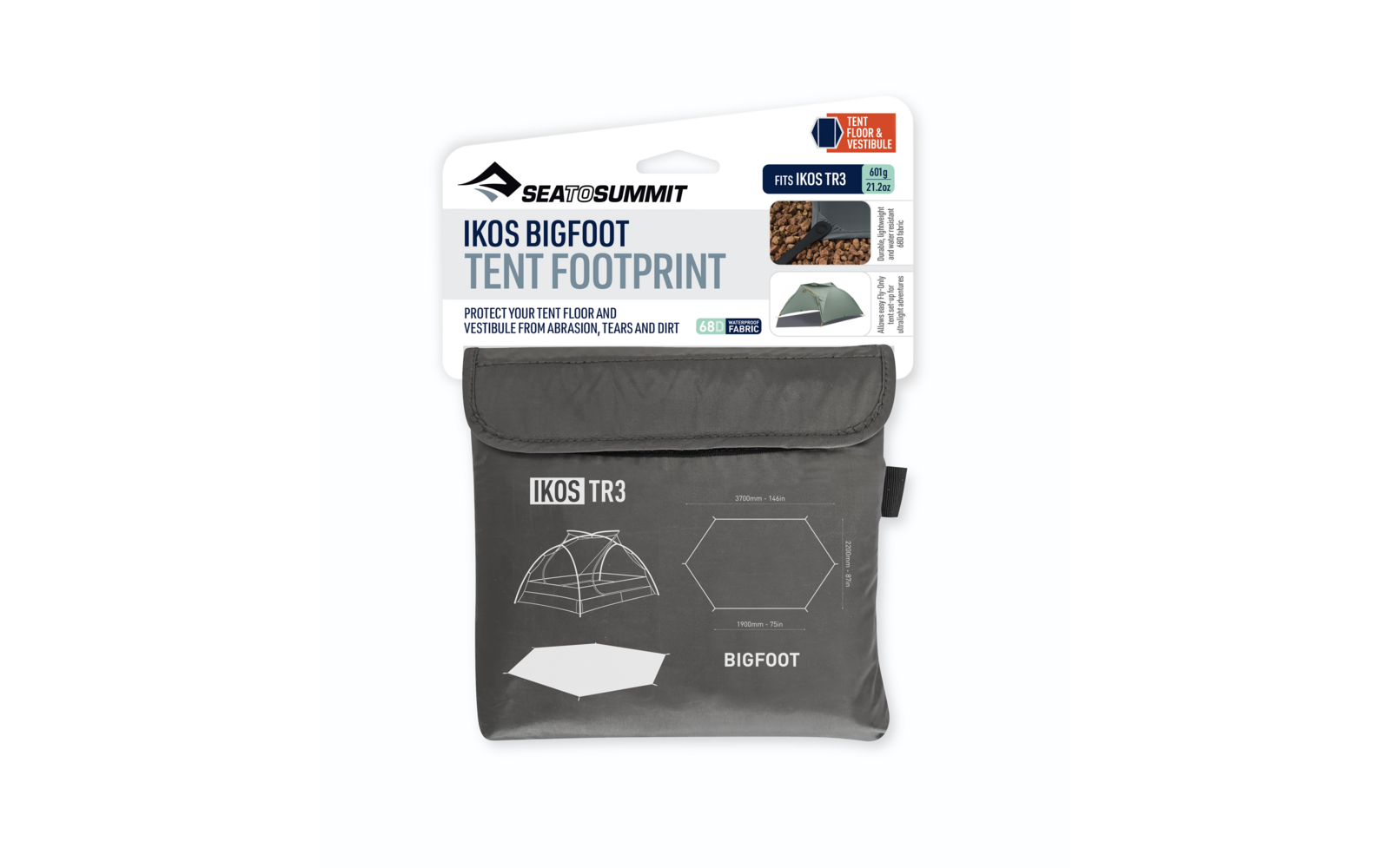 Sea to Summit Ikos TR Footprint für 2 Personenzelt