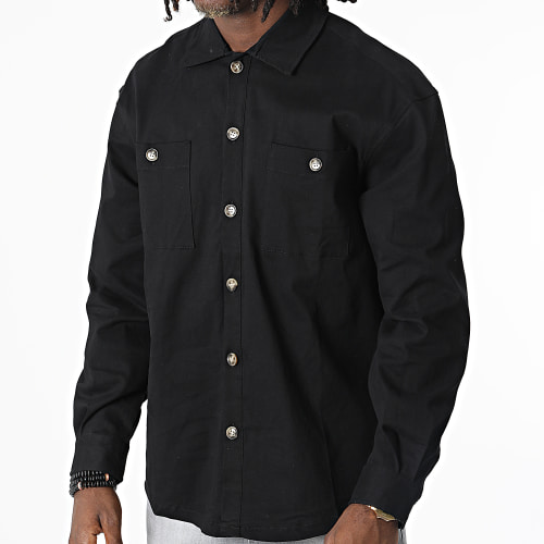 Chemise Manches Longues Noir