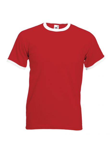 Fruit of the Loom SS168 - T-Shirt Homme Ringer