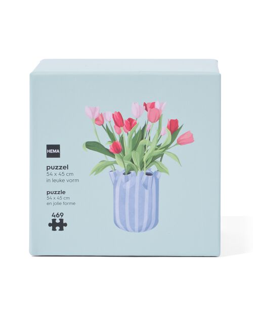 puzzle vase de tulipes 469 pièces
