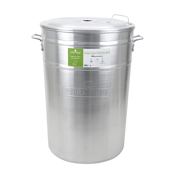 Cuiseur en aluminium 24 bocaux 1L Le Pratique