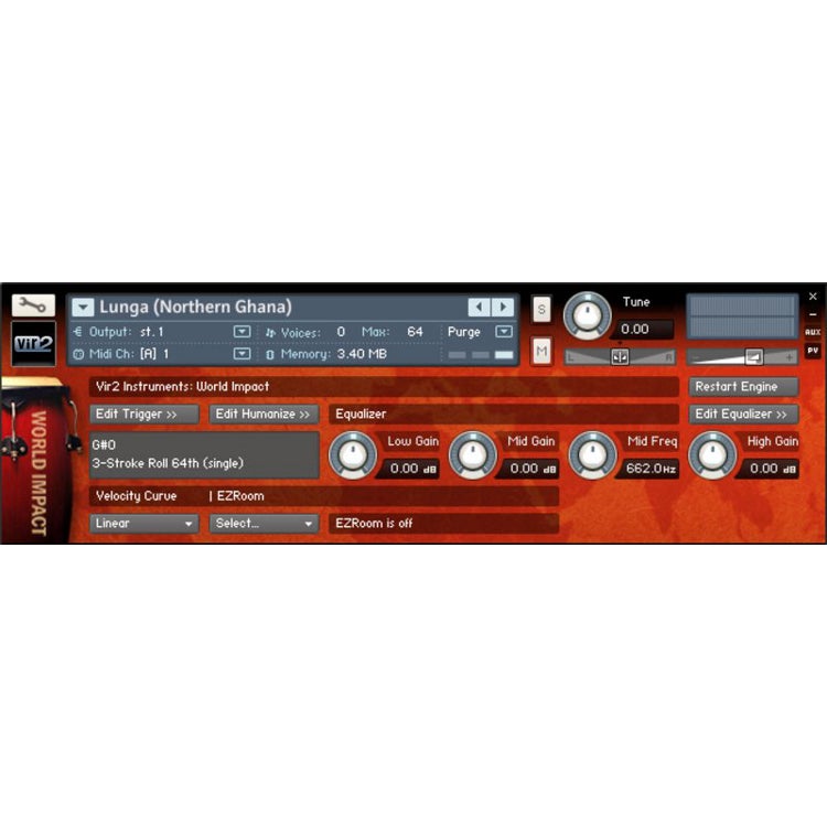 VIR2 World Impact Global Percussion software plug-in