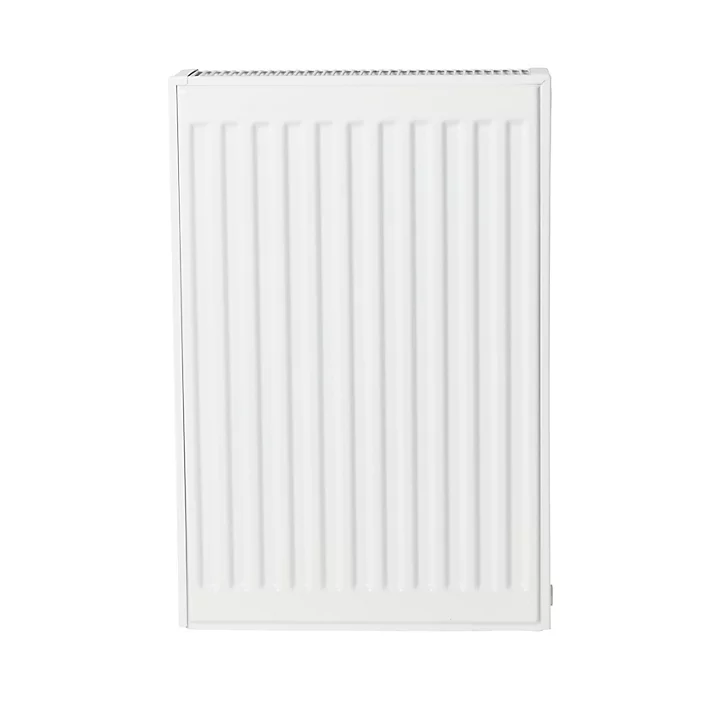 Radiateur eau chaude acier GoodHome blanc 654 W L.40 cm x H.60 cm