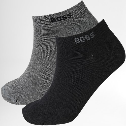 Lot De 2 Paires De Chaussettes 50467730 Noir Gris Chiné