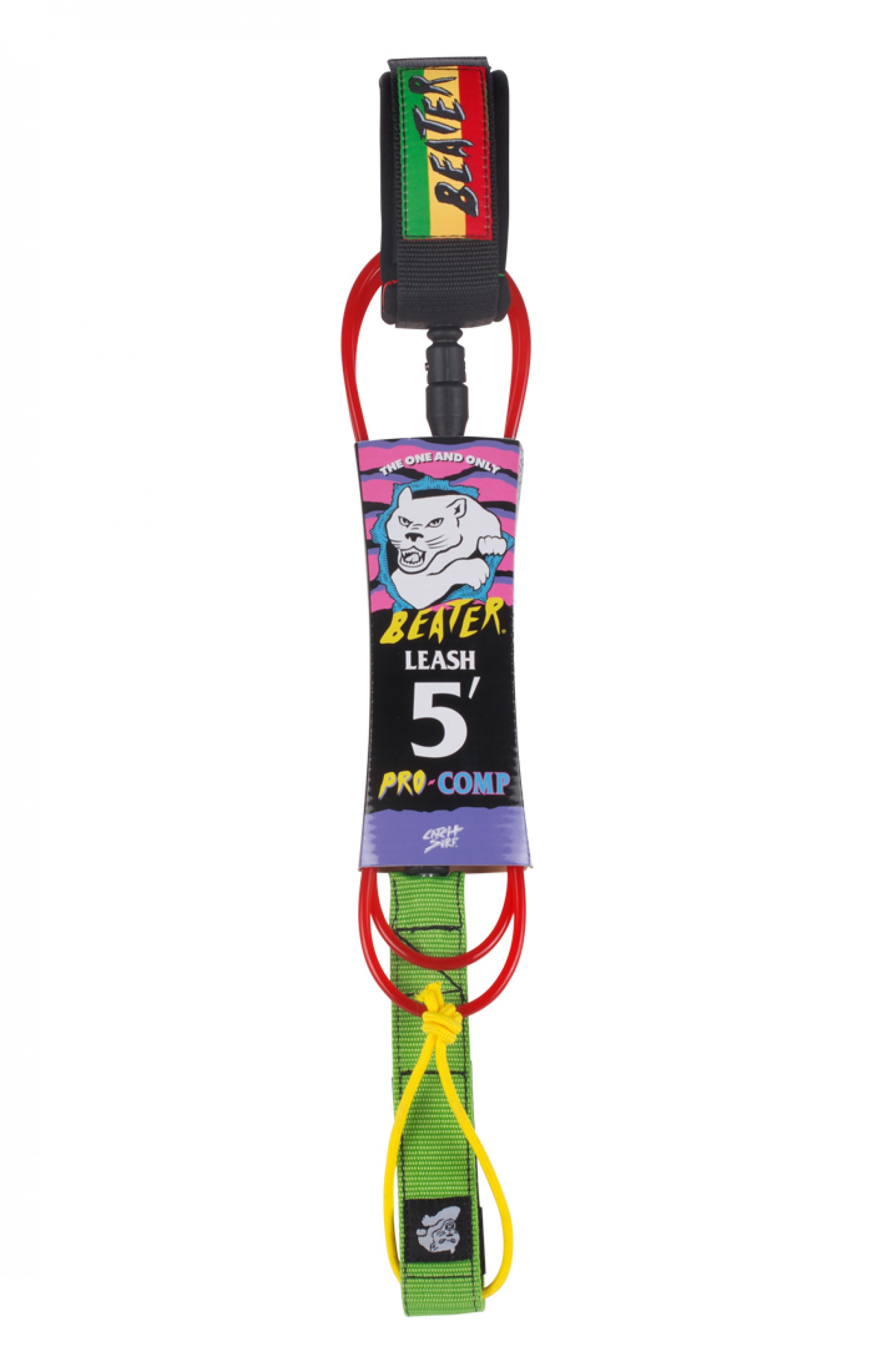 Catch Surf Beater 5' Pro-Comp Leash bleu / rose