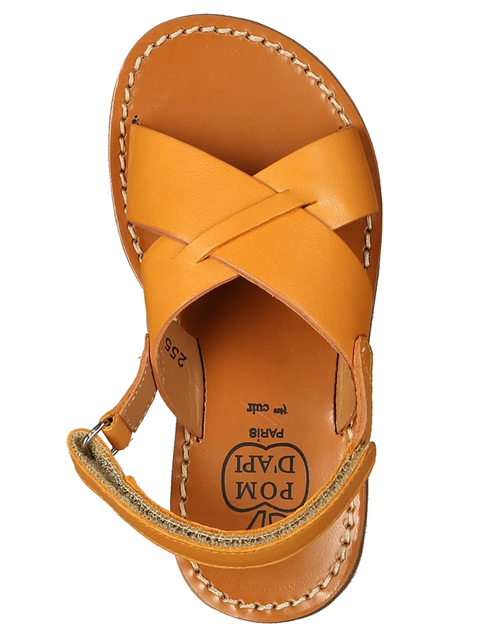 Sandalen STITCH CROSS in safran