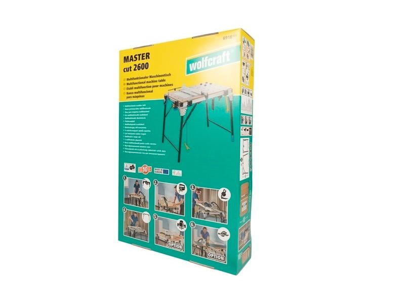 Wolfcraft Werkbank Master cut 2600 Multifunktions Maschinentisch
