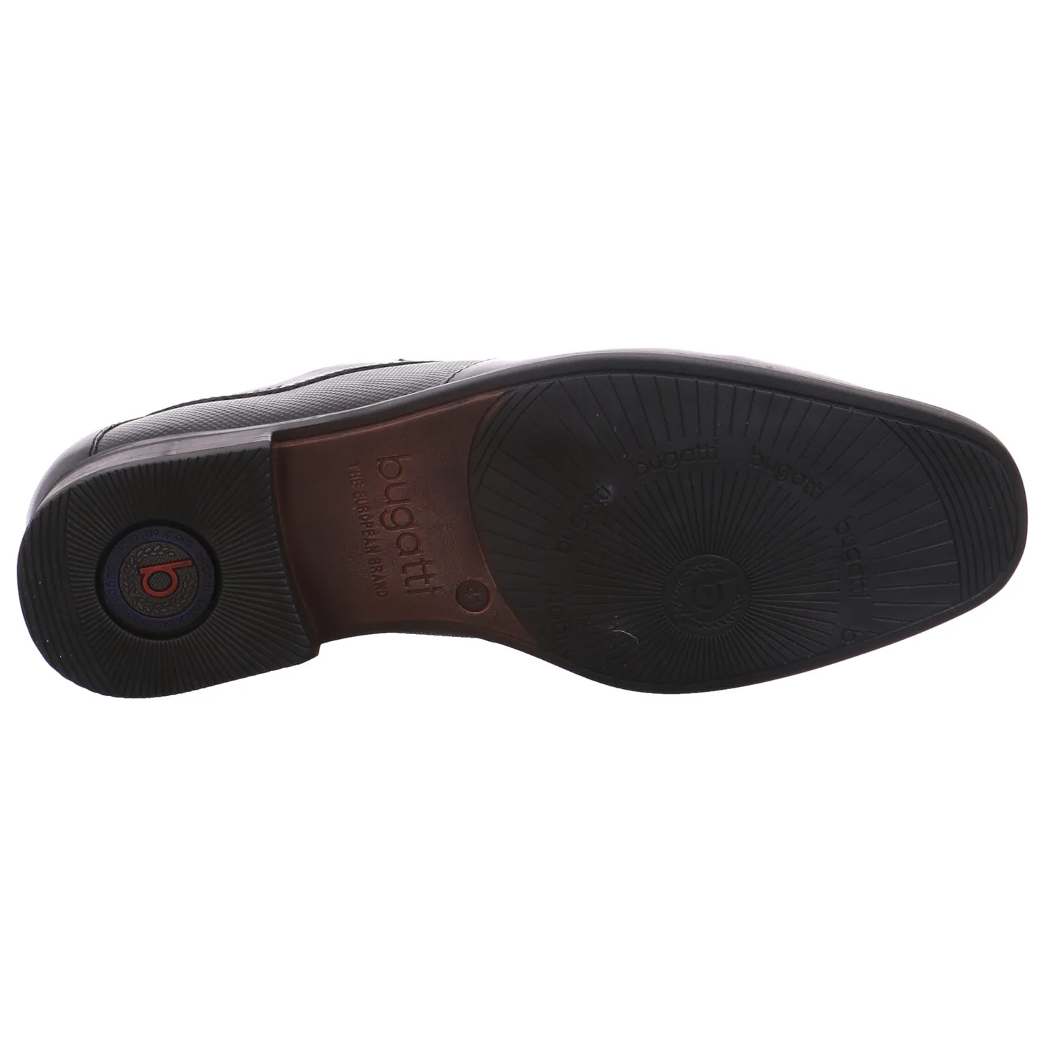 BUGATTI SHOES Halbschuh-City Schwarz Leder