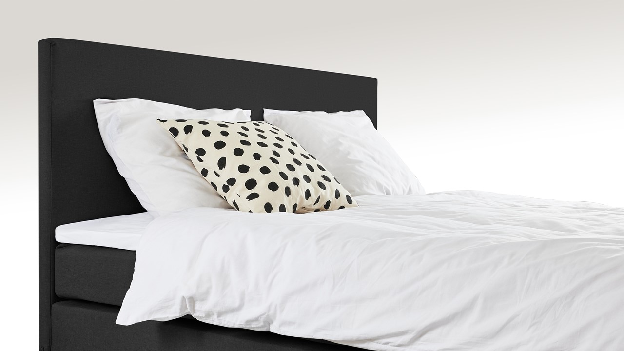 Boxspring Cisano dark grey