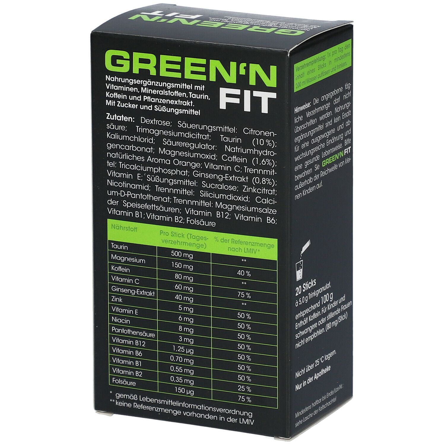 GREEN´N FIT Trinkgranulat
