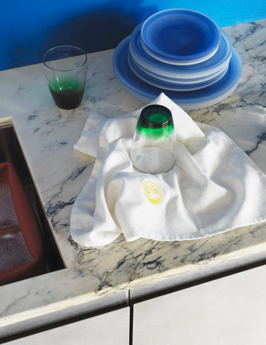 Normann Copenhagen  Yummy viskestykke, Lemon - 50x70 cm.