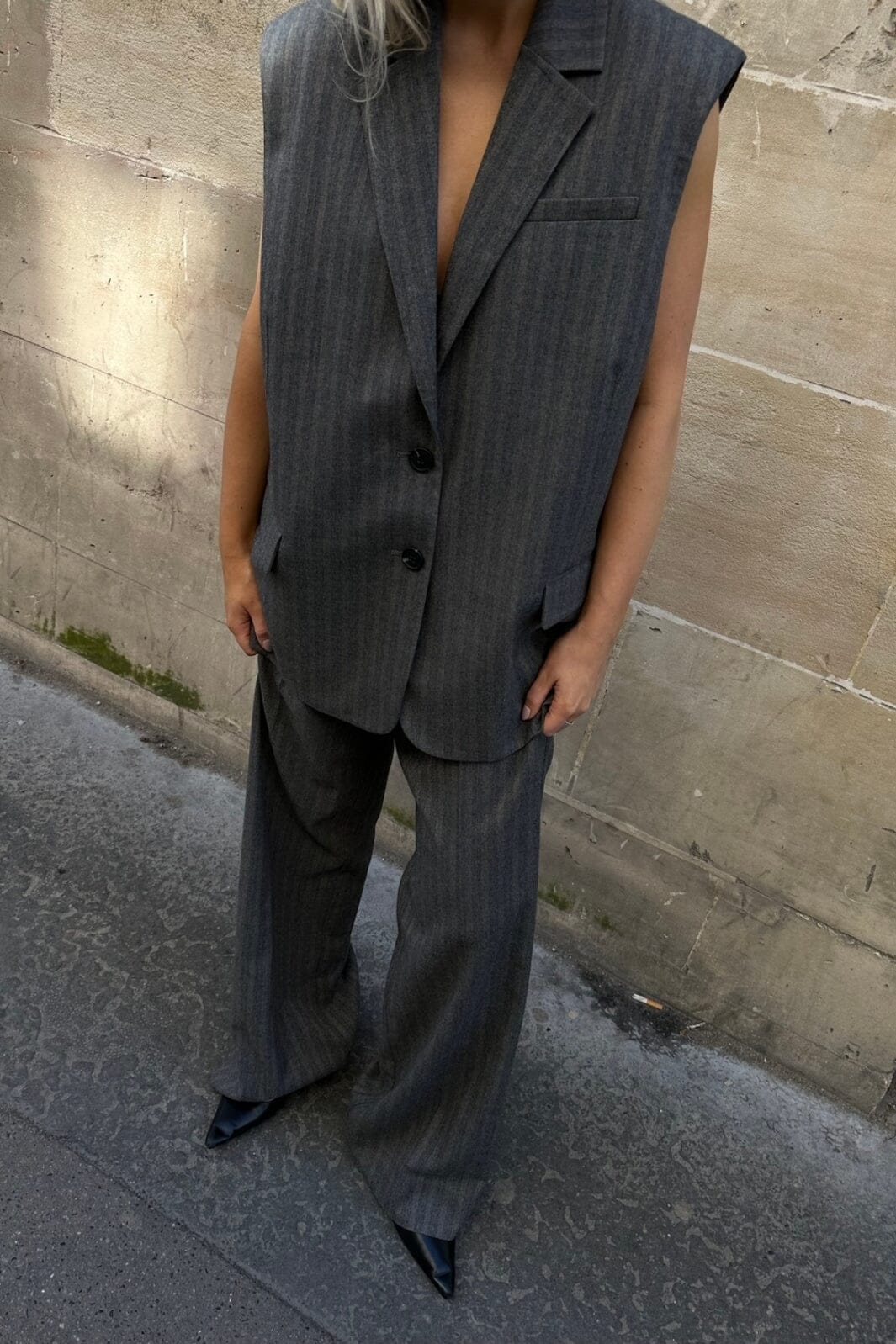 Second Female Hollanda Oversize Waistcoat