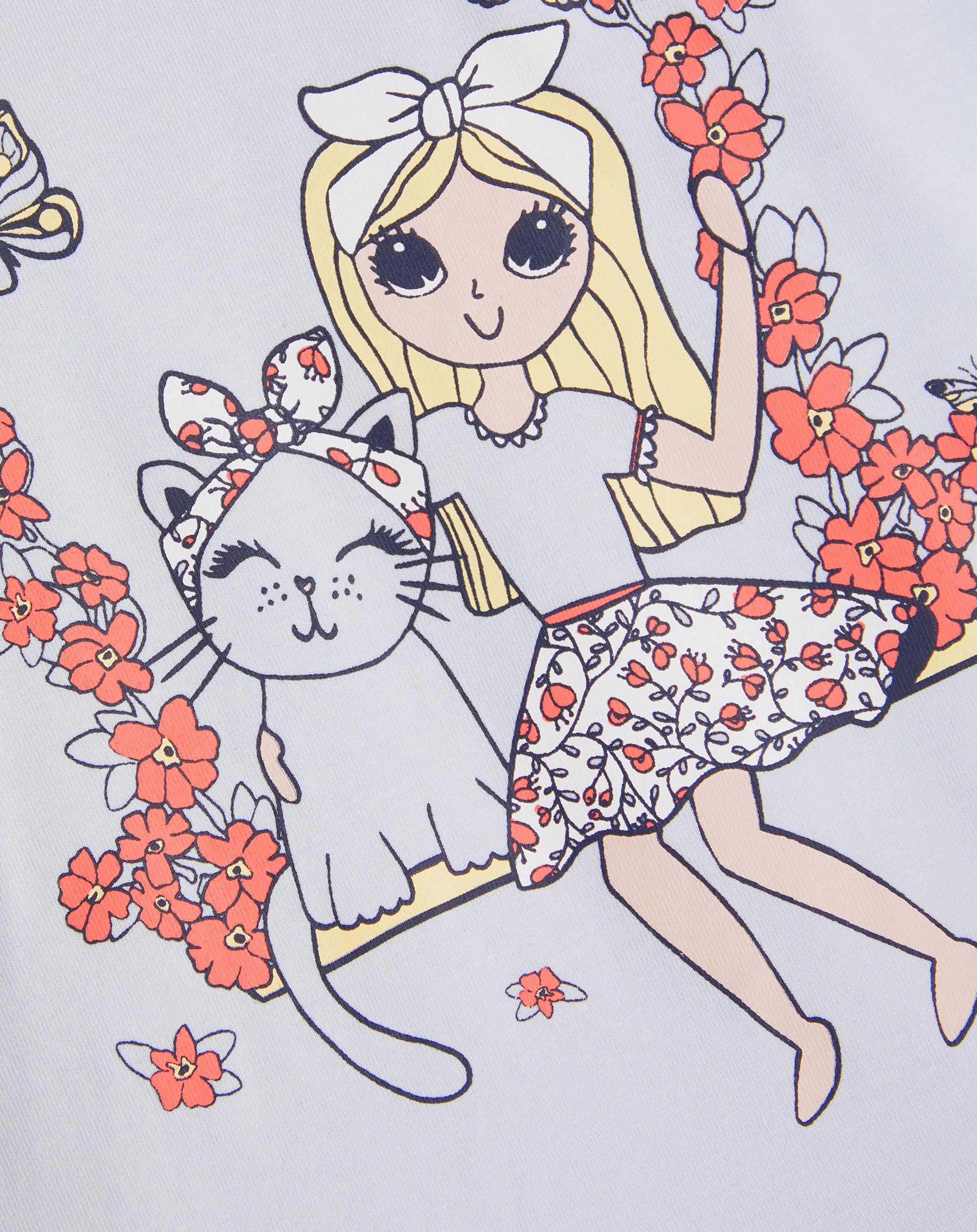 T-Shirt NMFVIX GIRL in heather