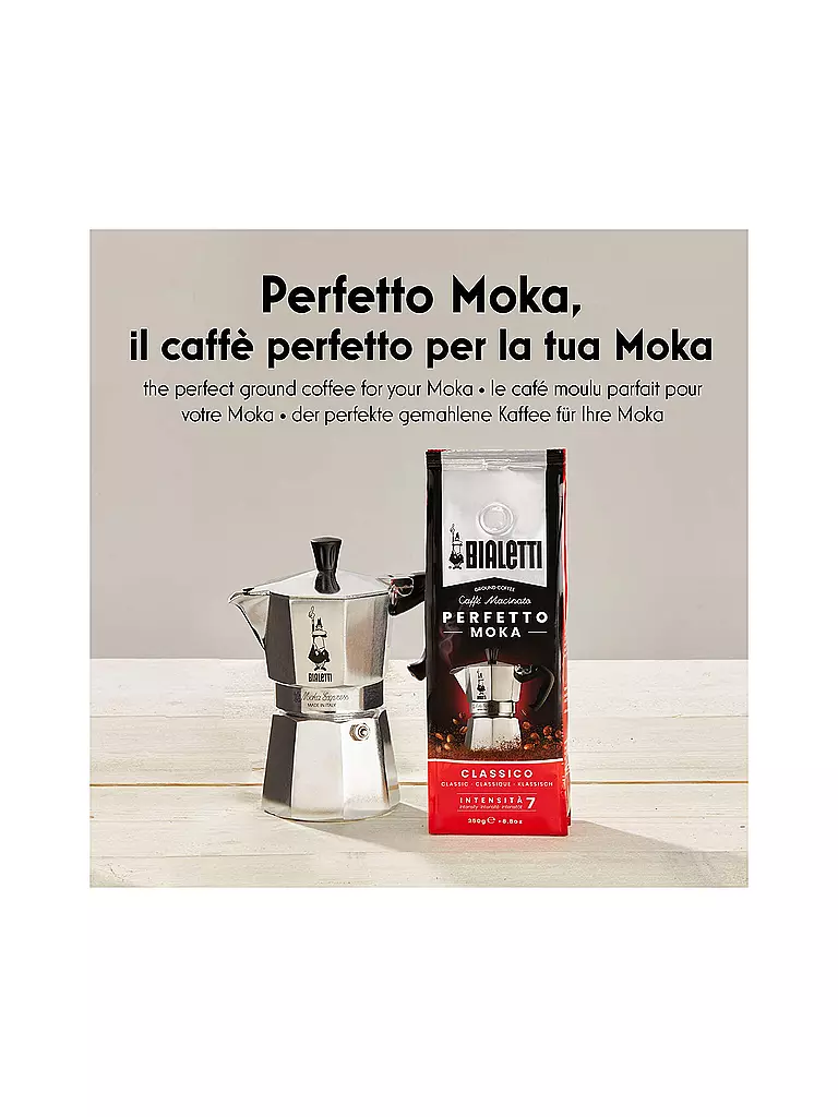 BIALETTI Kaffee gemahlen 250g PERFETTO MOKA CLASSICO  braun