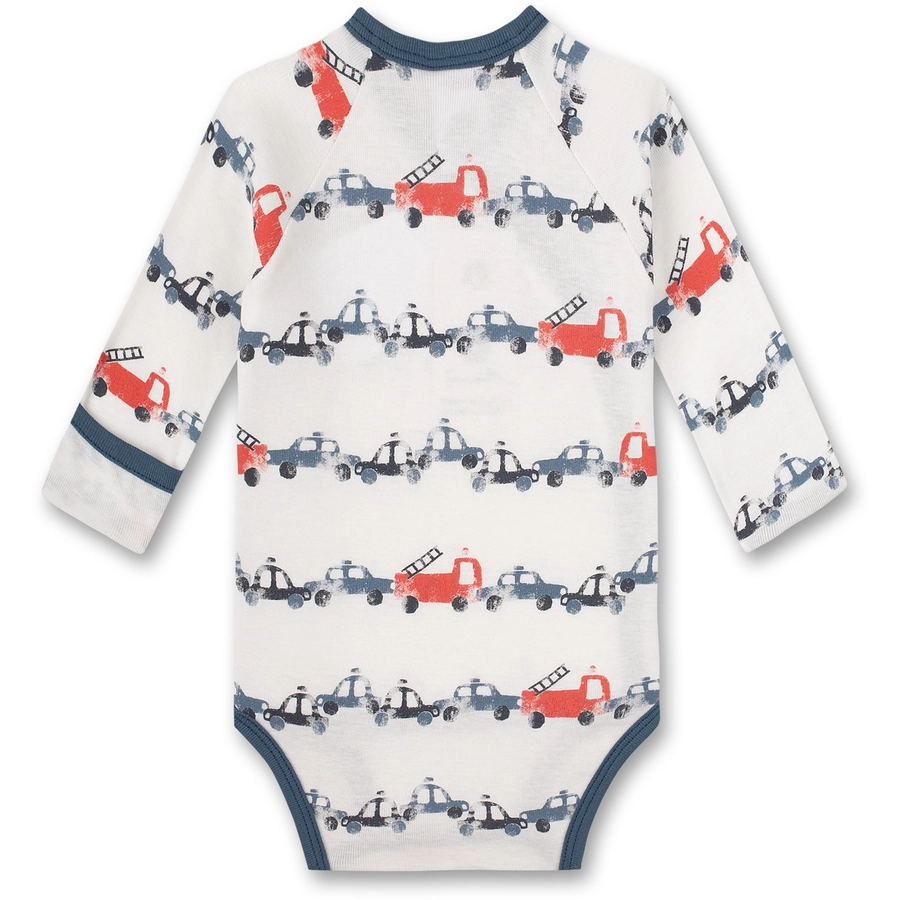 Sanetta Wickelbody Feuerwehrauto offwhite