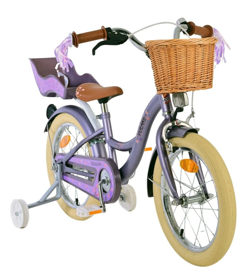 Volare - Børnecykel 16'' - Blossom Lilla