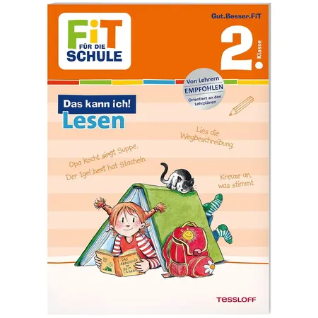 Tessloff FiT FÜR DIE SCHULE. Das kann ich! Lesen 2. Klasse