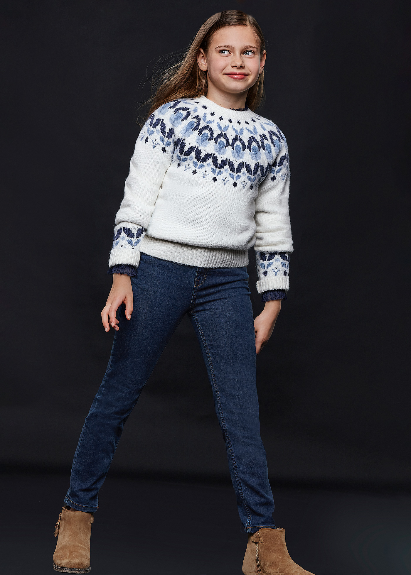 Calça jeans slim fit Better Cotton para meninas