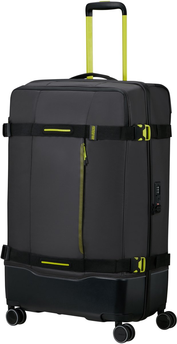 American Tourister Urban Track Spinner L Coated Black/ Lime
