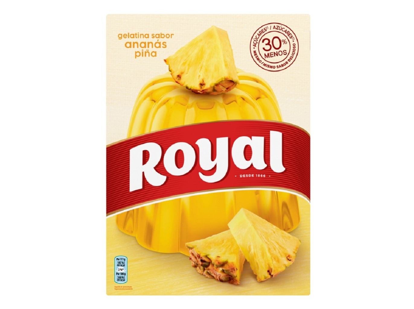GELATINA ROYAL ANANÁS 2X57G