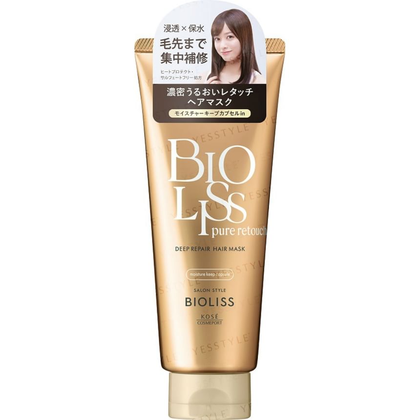 Kose - Bioliss Pure Retouch Diep Herstellend Haarmasker