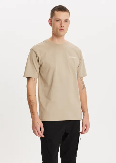T-shirt met print peninsula zand (ZND.M)