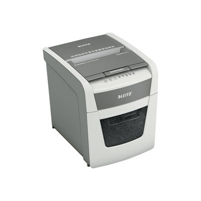 Leitz IQ Autofeed Small Office 50 - Destructeur de documents coupe croisée - 50 feuilles - Corbeille 20 litres