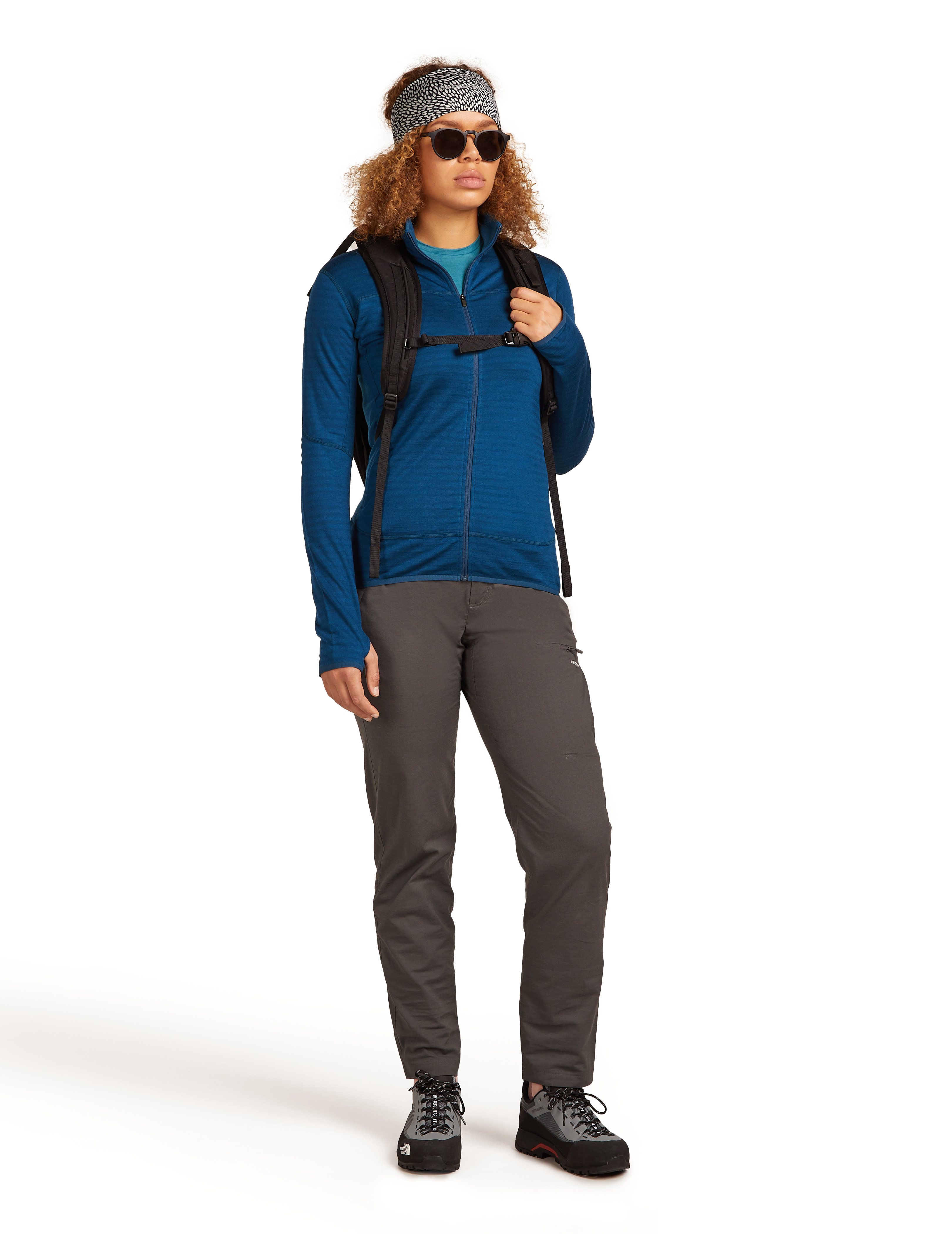 W Merino Blend 300 RealFleece Descender LS Zip