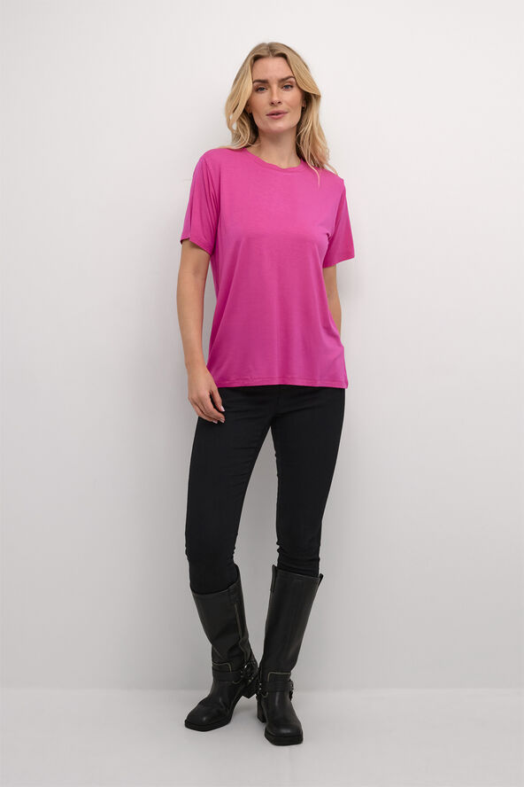 Kaffe KAfrida O-neck T-Shirt Rose violet