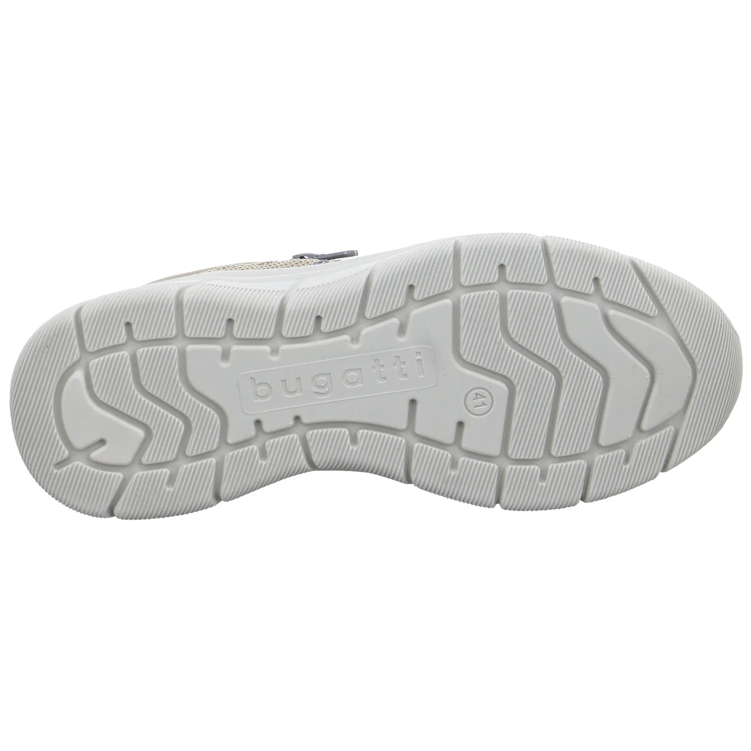 BUGATTI SHOES Halbschuhe Sneaker Stoff Beige Lederimitat