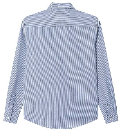 Wood Wood Skjorte - Tod Shirt - Blåe Stripes