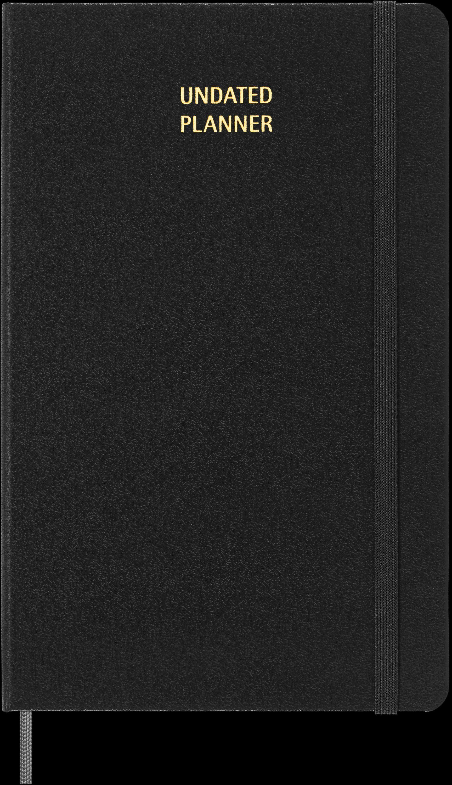 Moleskine undatierter Wochen Notizkalender, L/A5