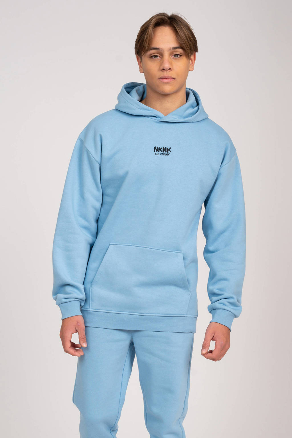 NIK&NIK hoodie Statement lichtblauw