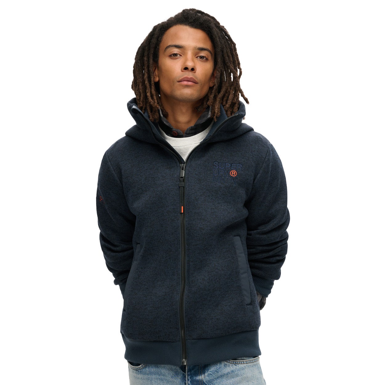 Superdry  Hooded Knit Bomber Jack