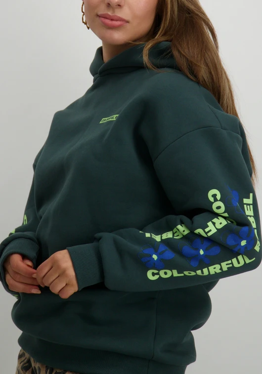 Colourful Rebel Hoodie Flowers WH116197
