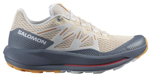 Chaussures de Trail Salomon Pulsar Trail Beige Bleu Femme