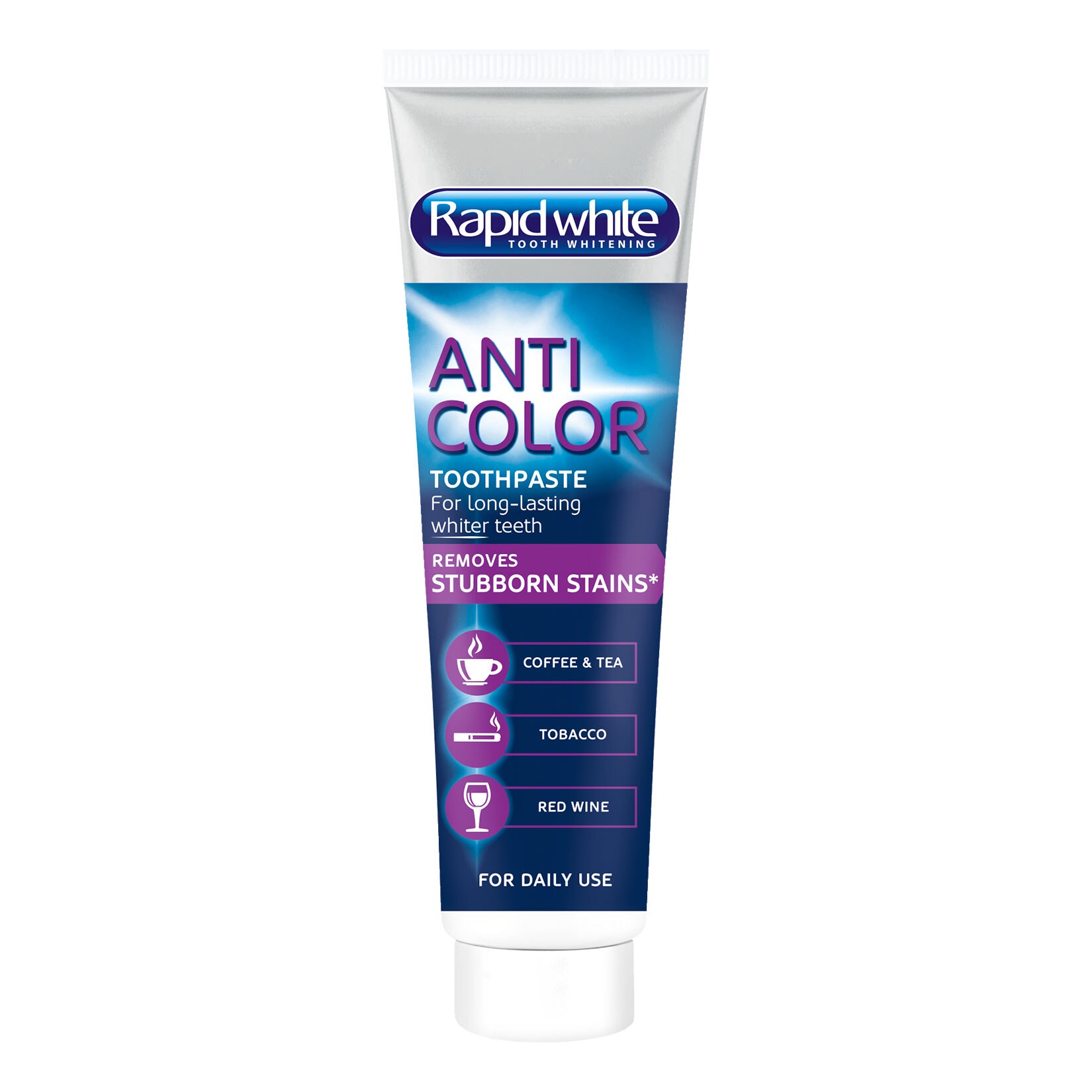 Rapid White Anti Color Zahncreme 75 ml, 6er Pack