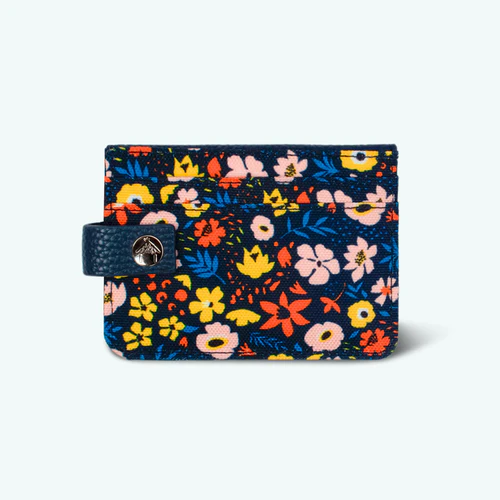 Porte-cartes Tikal bleu marine