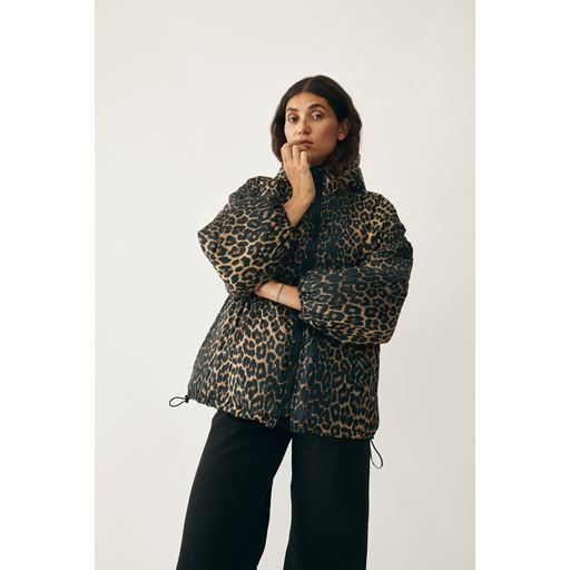 Global Funk Nora-G Jakke, Leopard Mist, L